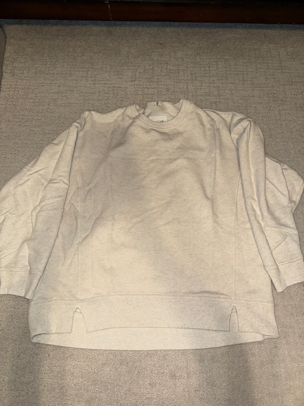 aerie Cream Pullover Sweatshirt